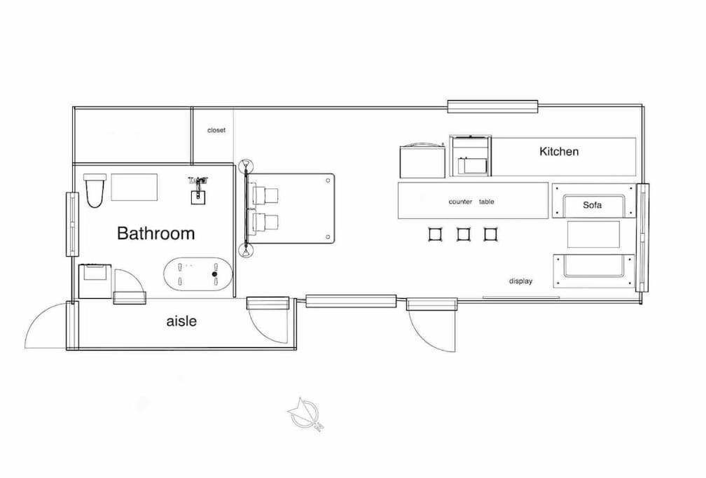 Hacobune Tinyhouse Onna Buitenkant foto